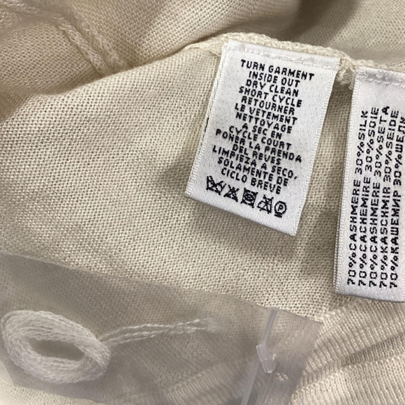 NWT Ralph LAUREN Cashmere Silk Sweater, Black Label - Picture 3 of 4